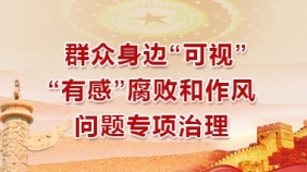 群众身边“可视”“有感”腐败和作风问题专项治理