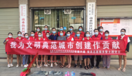 区中医医院与龙泉街道商业街社区开展 党建共建“我为文明典范城市创建作贡献” 主题党日暨党员志愿服务活动